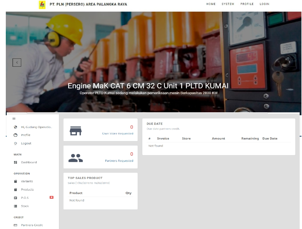 Sistem Monitoring & Manajemen Operasional Mesin PLN – PLTD Kumai