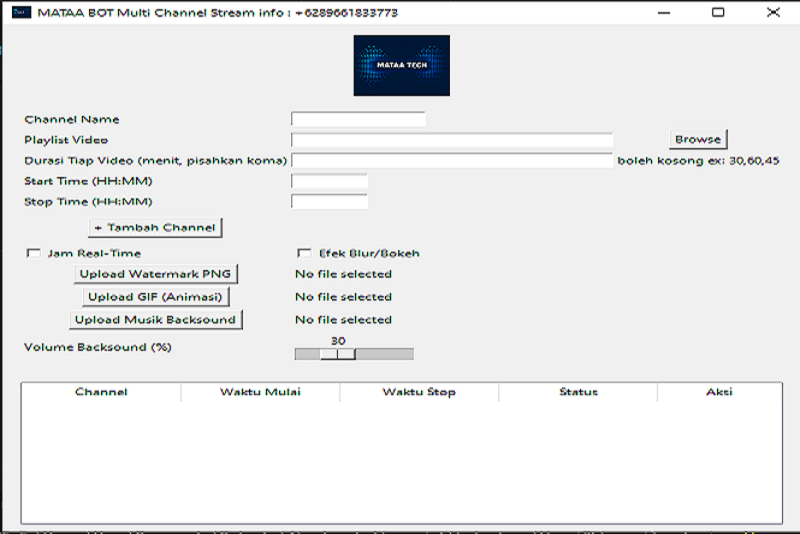Mataa Bot – Multi-Channel Livestream Automation